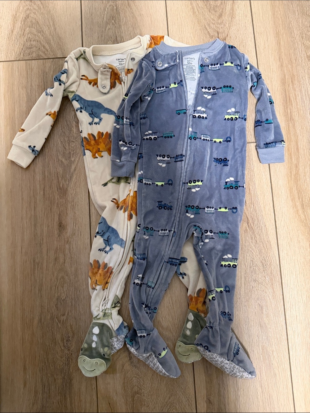Carter’s Dreamplush Snug Fit Long-Sleeve 2-way Zip 1-piece pajamas